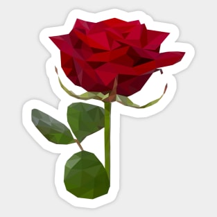 Red Rose Sticker